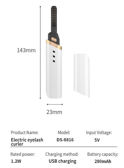 Tragbares elektrisches Wimperncrollling