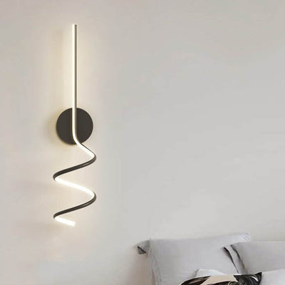 Minimalistische Creative Arcs Lines 1-flammige LED-Wandleuchte