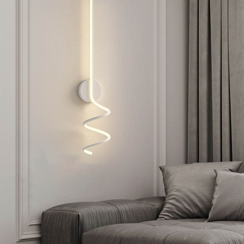 Minimalistische Creative Arcs Lines 1-flammige LED-Wandleuchte