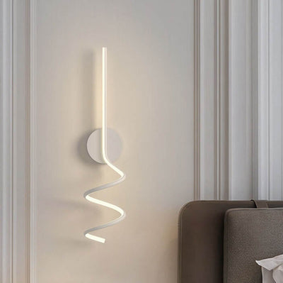 Minimalistische Creative Arcs Lines 1-flammige LED-Wandleuchte