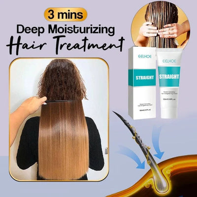 Silk and Keratin Treatment Hair Smoothing Cream