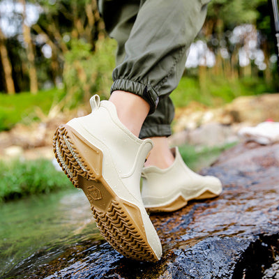 Wasserfeste rutschfeste Gummistiefel für den Außenbereich