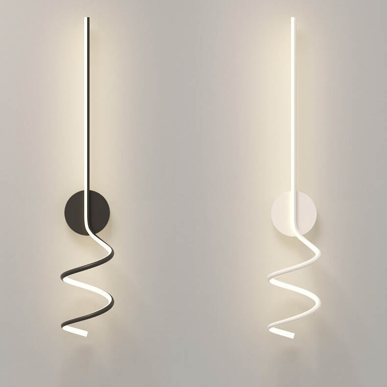 Minimalistische Creative Arcs Lines 1-flammige LED-Wandleuchte