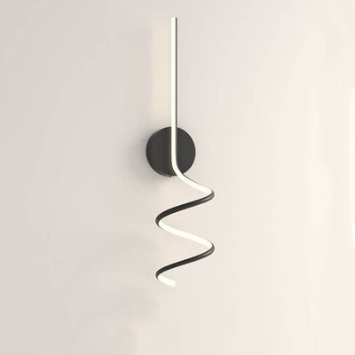 Minimalistische Creative Arcs Lines 1-flammige LED-Wandleuchte