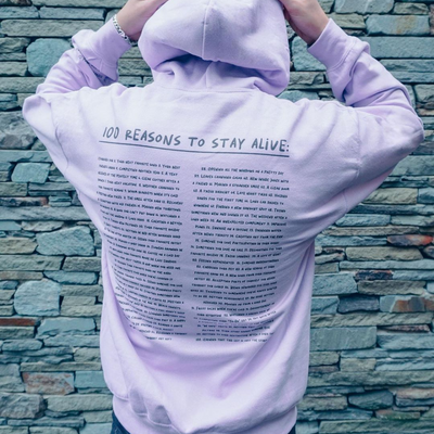 100 Gründe, um am Leben zu bleiben Hoodie