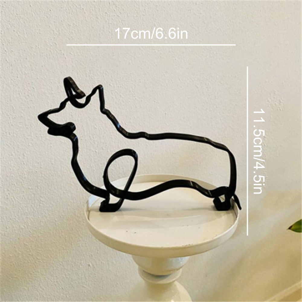 Zavando Tierskulptur | Elegante Tierkunst - Verleiht Ihrem Raum minimalistischen Stil