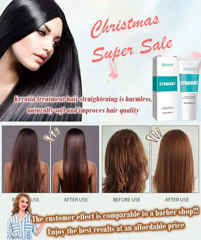 Silk and Keratin Treatment Hair Smoothing Cream