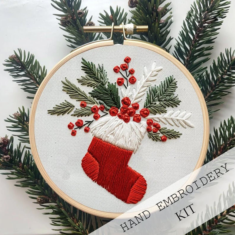 Weihnachtsstickerei-KIT