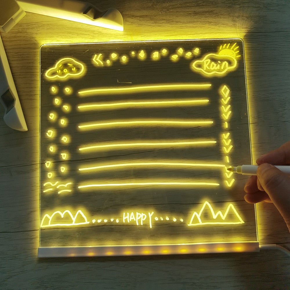 Weihnachten heiße Produkte LED Note Board