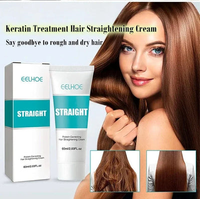 Silk and Keratin Treatment Hair Smoothing Cream