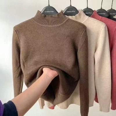 Zavando | Elegante Turtleneck Herbst-Winter-Pullover für Damen