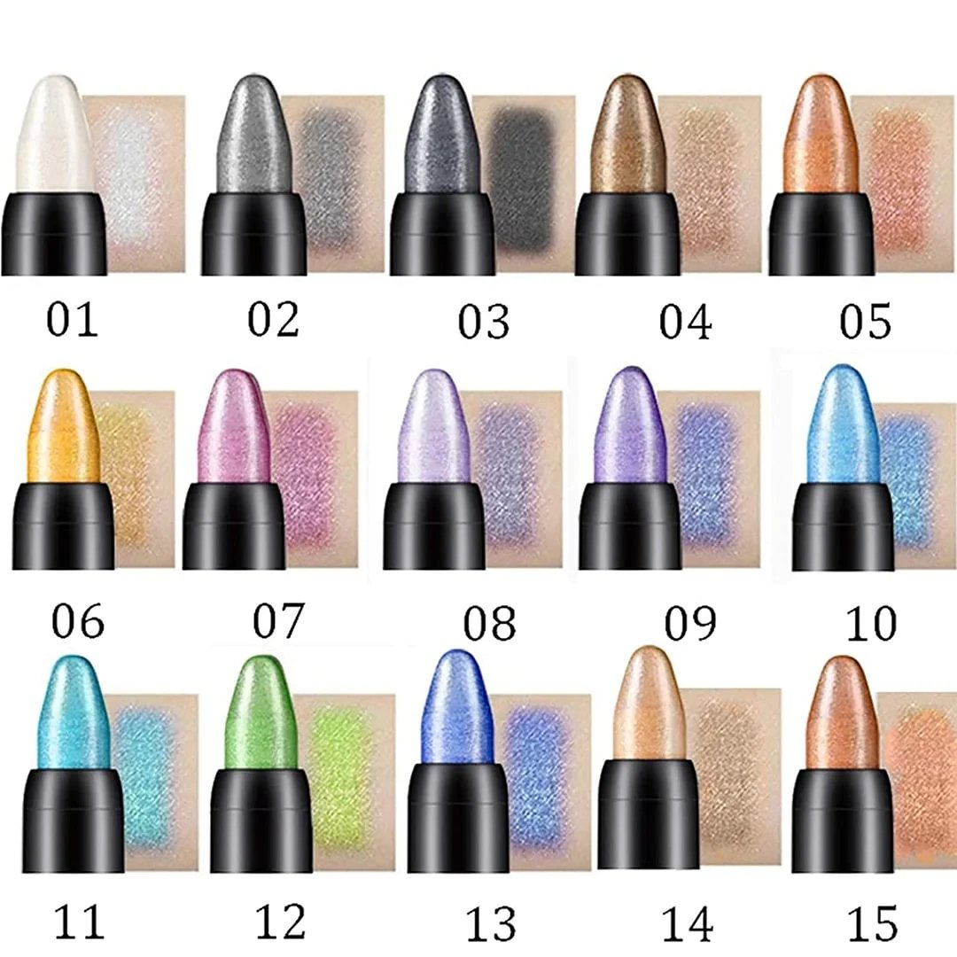 GlamStick: vielseitiger 15-Farben Highlighter und Lidschattenstift