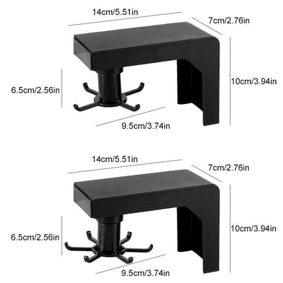 Selbstklebende rotierbare Küchenwandhaken