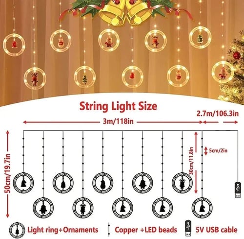 XLite Weihnachtsdekor-Ring / Balllichter