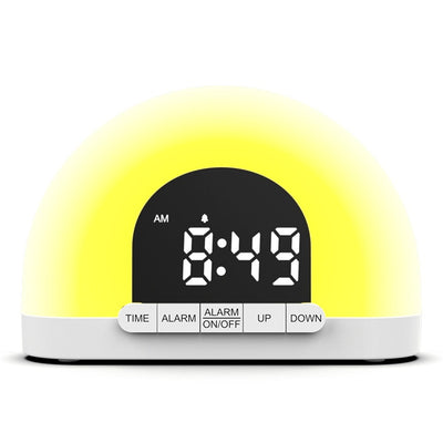 Wake-Up Light Simulierte Sonnenaufgang Elektronischer Wecker