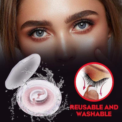 Mühelose Glam Selbstklebende Wimpern