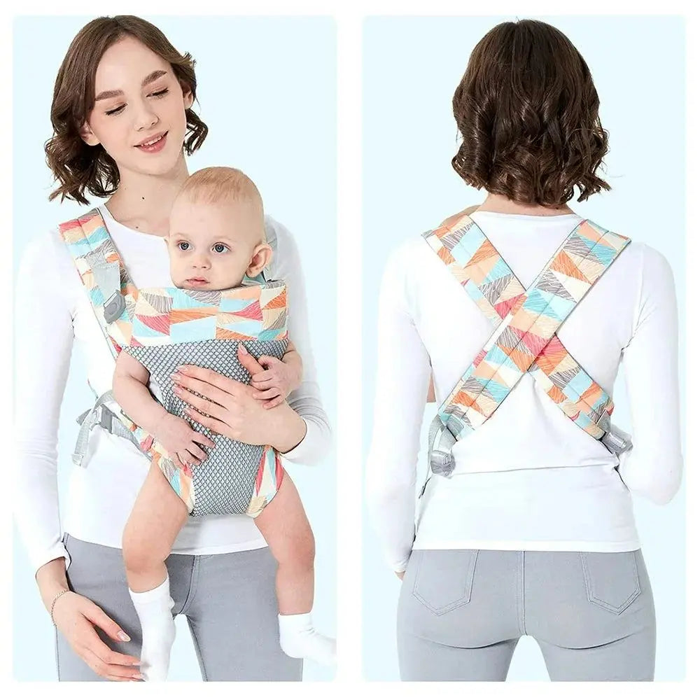 Yadala Babytrage, 4-in-1 Leaf Babytrage, Vorder- und Rückensling mit verstellbarem Halter