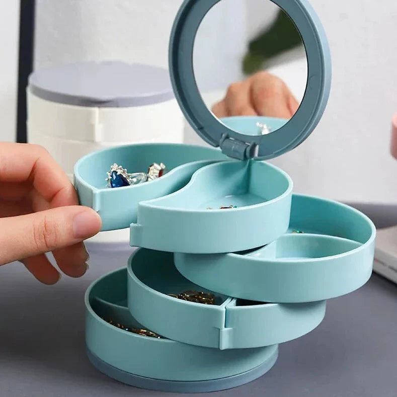 Multi-Layer Rotating Schmuck Organizer Aufbewahrung