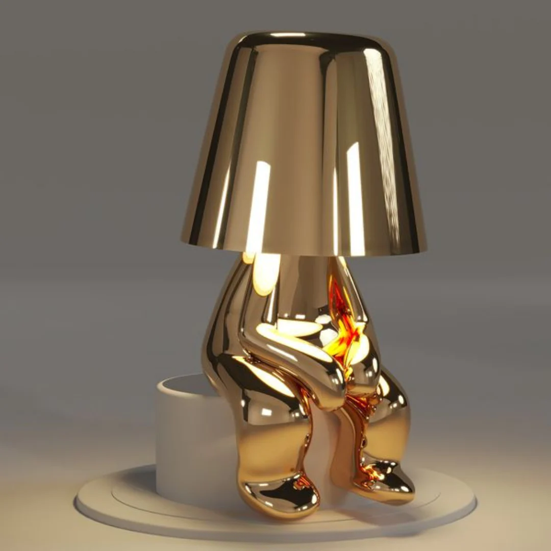 Zavando | Golden Man Lampe