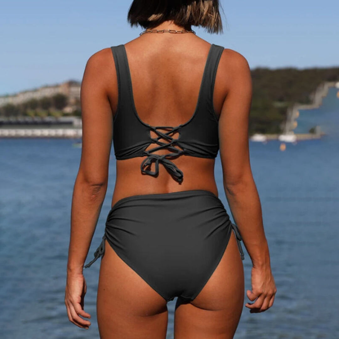 Zavando Bikini-Set | Schicker Sommer-Bikini mit hoher Taille