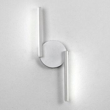 Moderne, minimalistische Curves Line-LED-Wandleuchte aus Aluminium mit 1 Licht