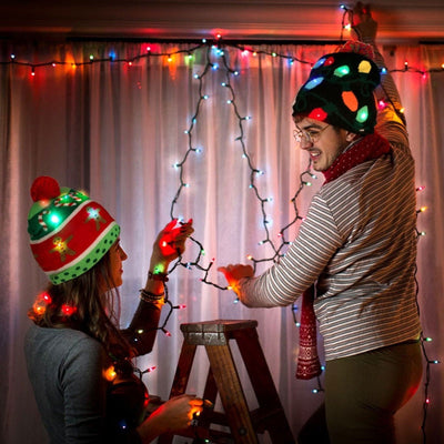 Weihnachts-LED-Themenmützen