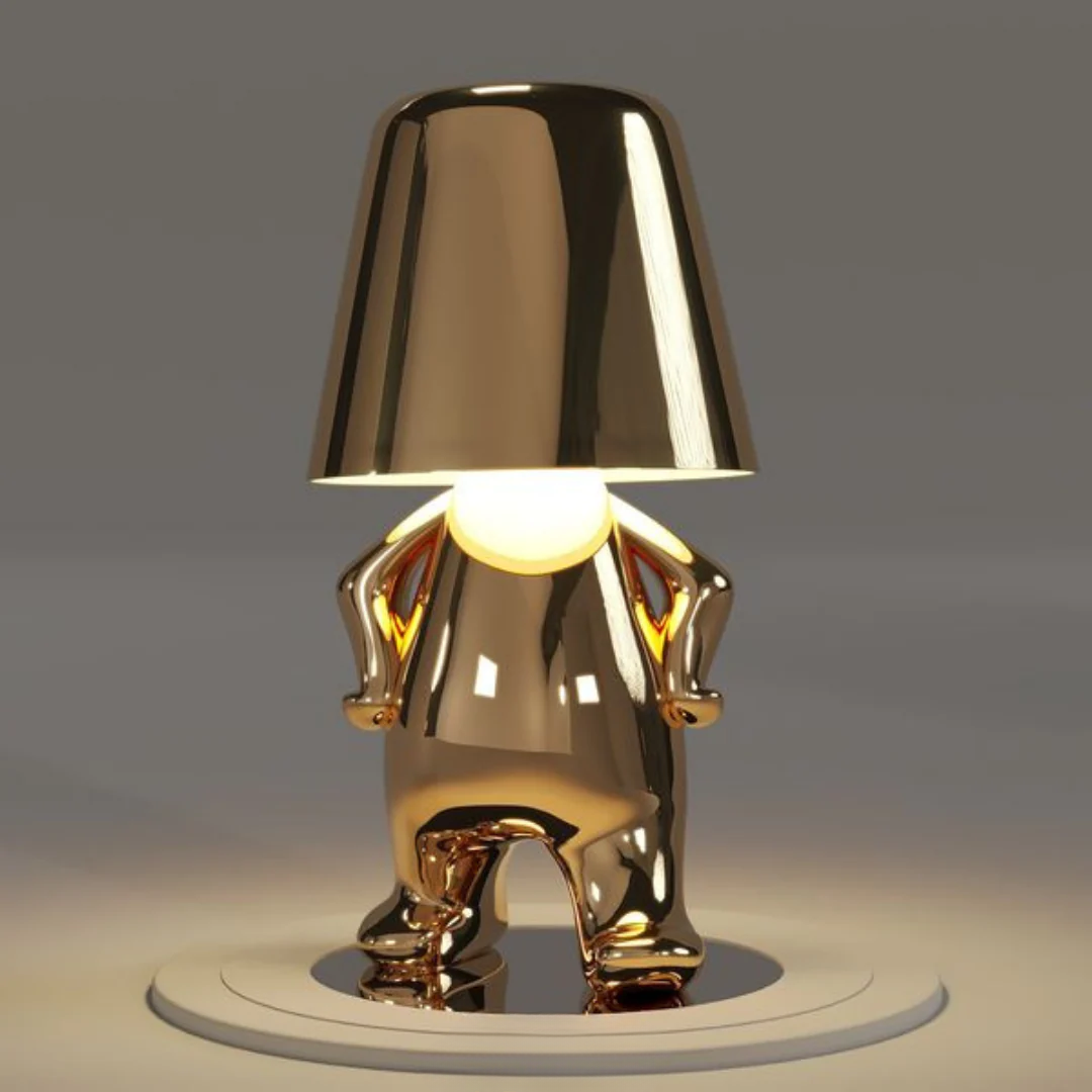 Zavando | Golden Man Lampe