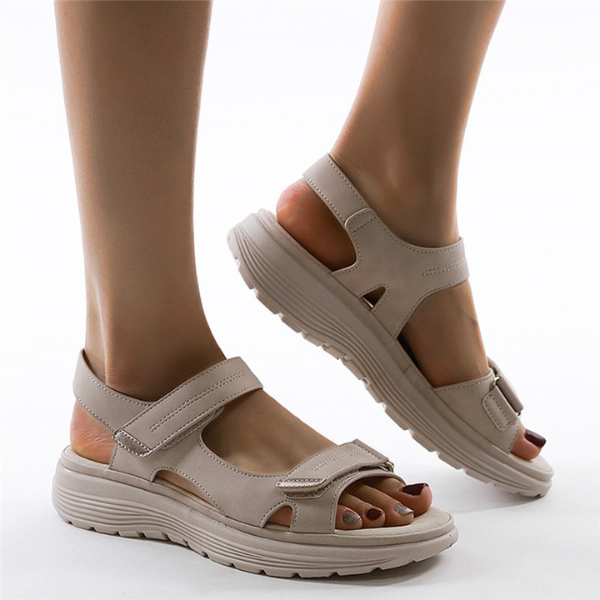 Zavando - Beige Orthopädische Sportsandalen