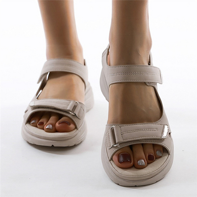 Zavando - Beige Orthopädische Sportsandalen