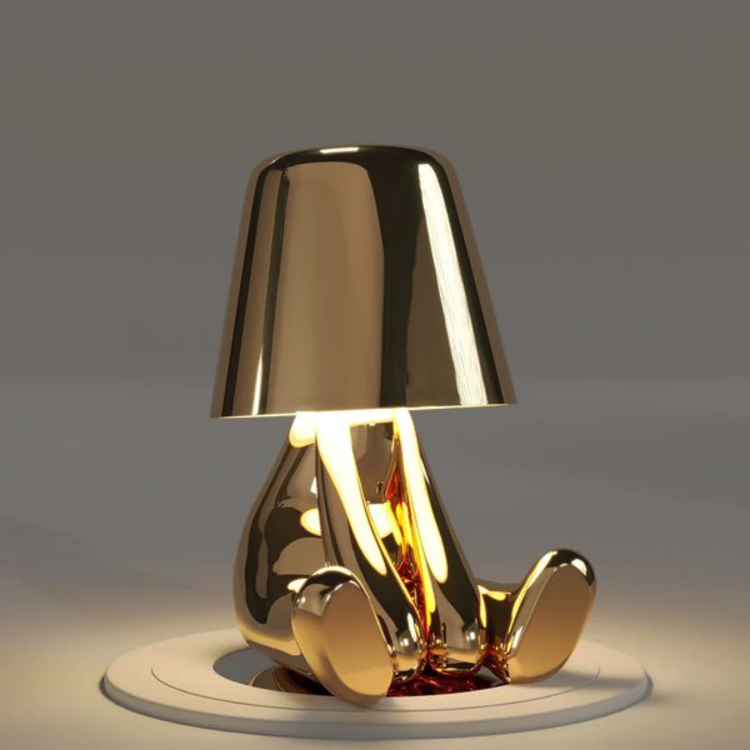 Zavando | Golden Man Lampe