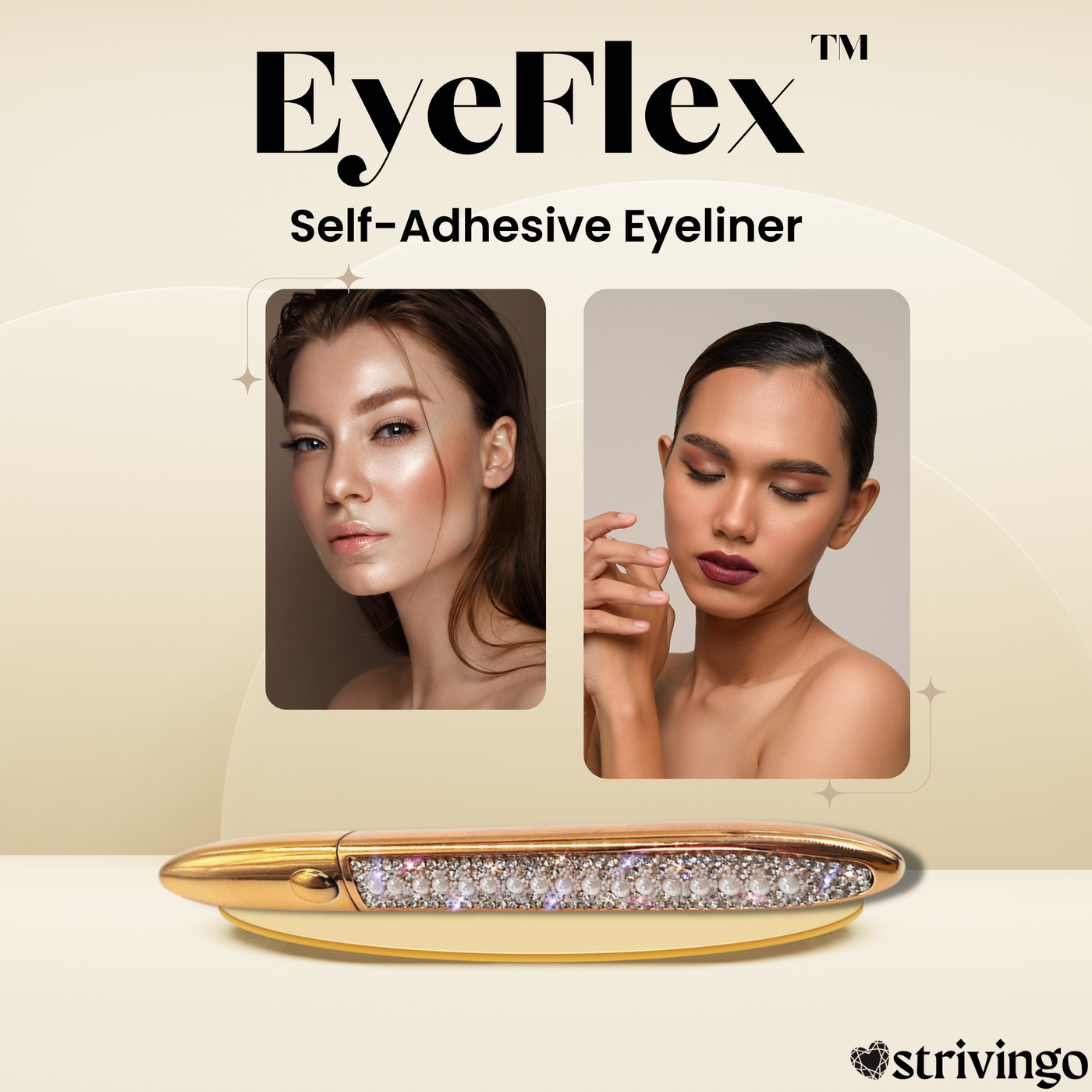 EyeFlex™ Selbstklebender Eyeliner - Kein Kleber oder Magnete!