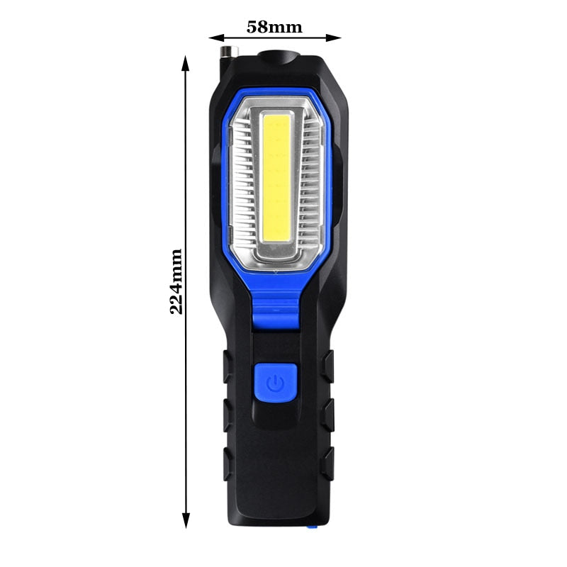 Wiederaufladbare Camping-LED-Powerbank-Taschenlampe