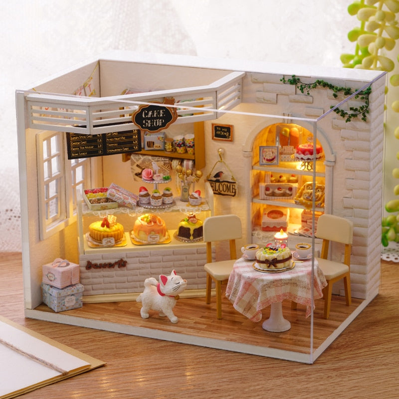 Miniatur DIY Japanische Bauspielzeuge Kit