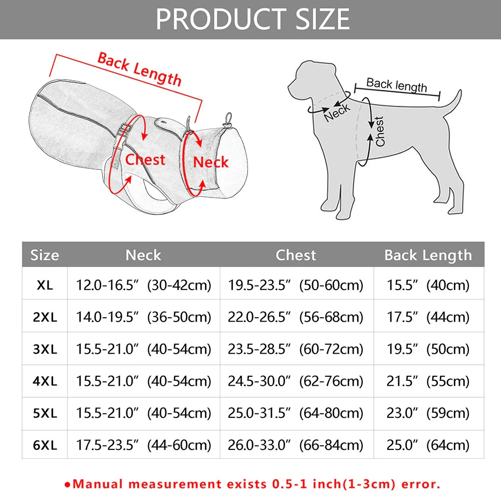 Zavando Winter-Hundemantel – Reflektierende Regenjacke