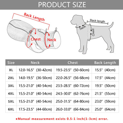 Zavando Winter-Hundemantel – Reflektierende Regenjacke