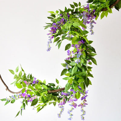 Wisteria Künstliche Blumenreben Kranz Hochzeitsbogen