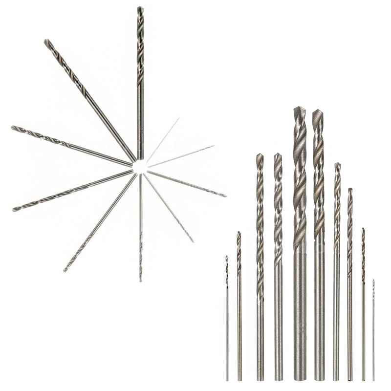 10 Stück Hochgeschwindigkeits-HSS Weißstahl Twistbohrer