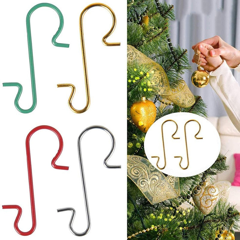 Weihnachtsornament Metall S-förmige Haken Halter