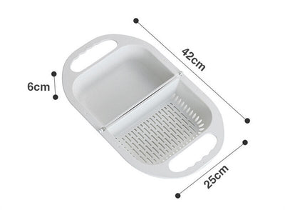 Zusammenklappbarer Obst- und Gemüse-Abtropfkorb