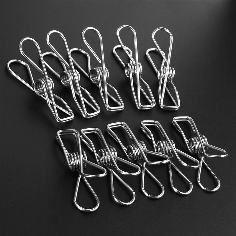 100 bis 50 Stück Mehrzweck Edelstahlclips