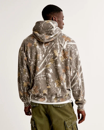 Unisex Übergröße Camo Hoodie