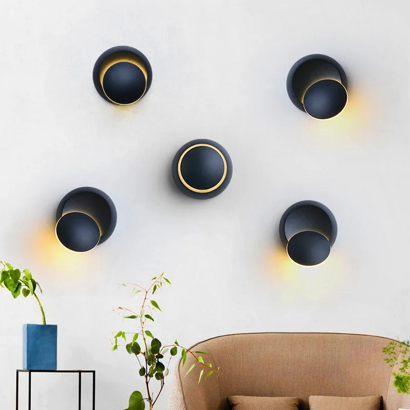 Minimalistische Orb Design Wandlampe