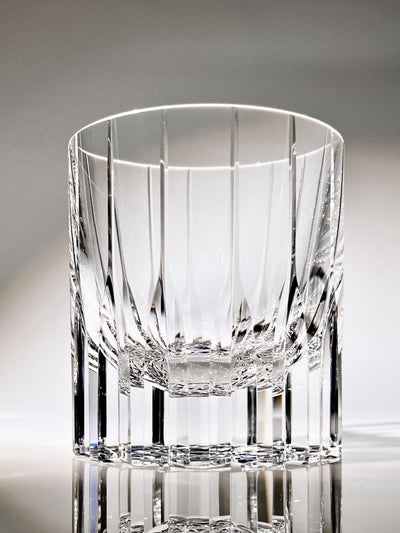 Modern Upscale Tumbler Handgeschnitzt Kaleidoskop Kristall Whisky Glas