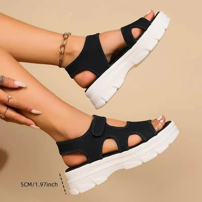 Zavando Sandalen - Fußgewölbestütze - Massage - Keilsandalen - Schuhe für den Sommer