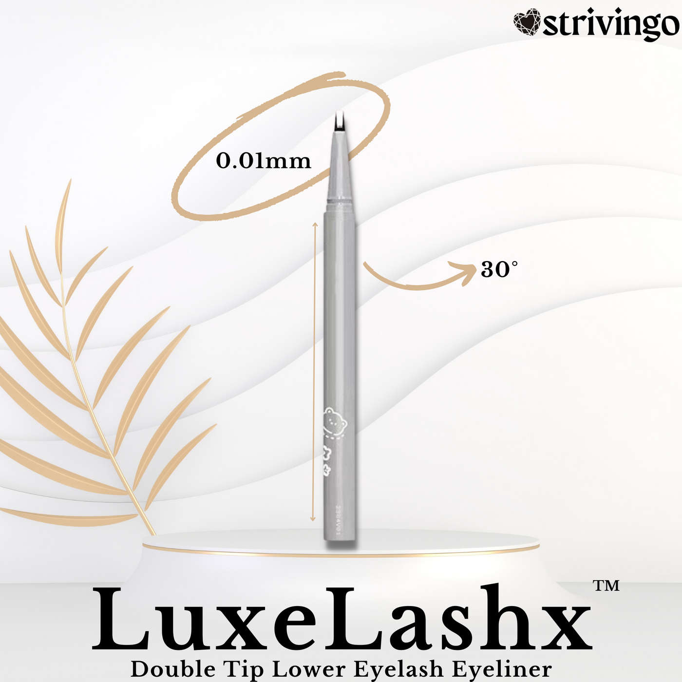 LuxeLashx™ Doppeltipp Wimpern Eyeliner