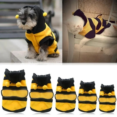 Zavando-Kostüm Hundehoddie – Kuscheliger Fleece-Mantel für Hunde und Katzen