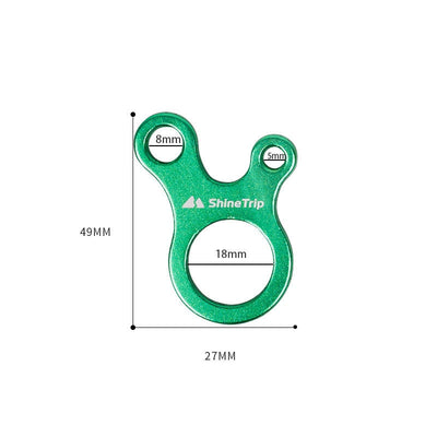 10 Stück Schnellknoten Zeltseil Schnalle