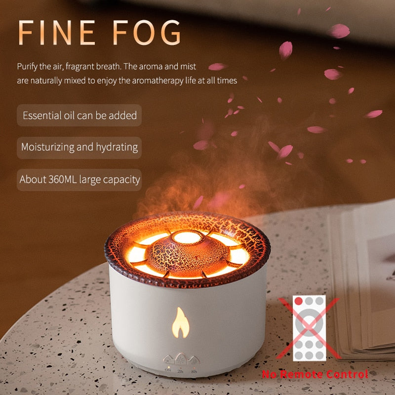 Vulkanische Flamme Aroma Diffusor Ätherisches Öl