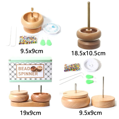 1 Set Naturholzperlen Spinner für Schmuckherstellung - DIY Bastelbedarf | LETZTER VERKAUFTAG!