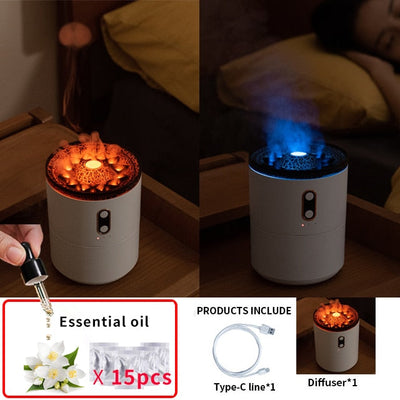 Vulkanische Flamme Aroma Diffusor Ätherisches Öl